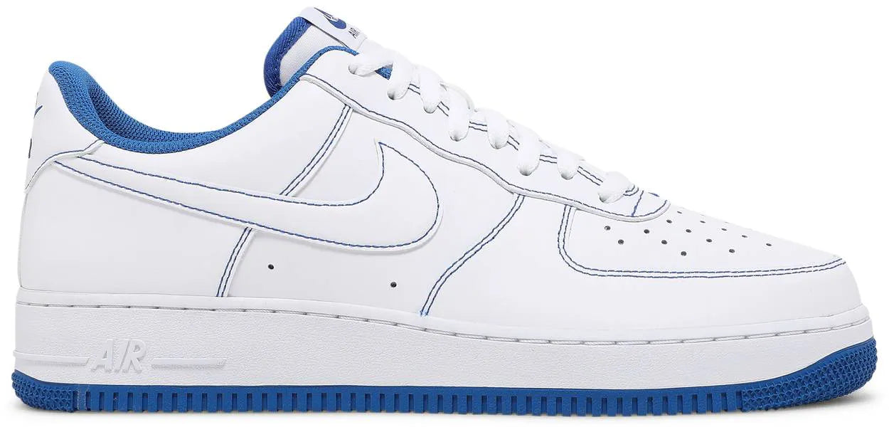 Air Force 1 '07 Contrast Stitch - White Game Royal - CV1724-101 - Imagem 1