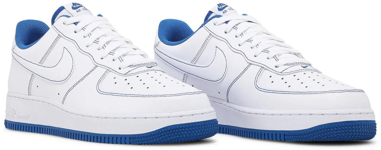 Air Force 1 '07 Contrast Stitch - White Game Royal - CV1724-101 - Imagem 5