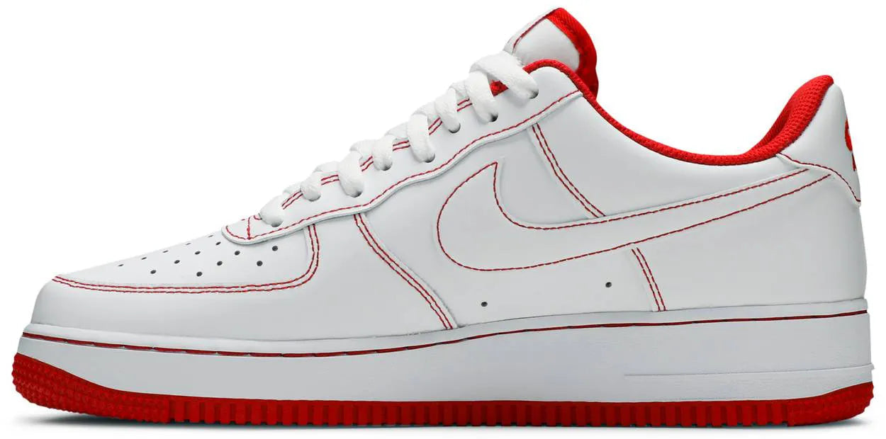 Air Force 1 '07 Contrast Stitch - White University Red - Imagem 3