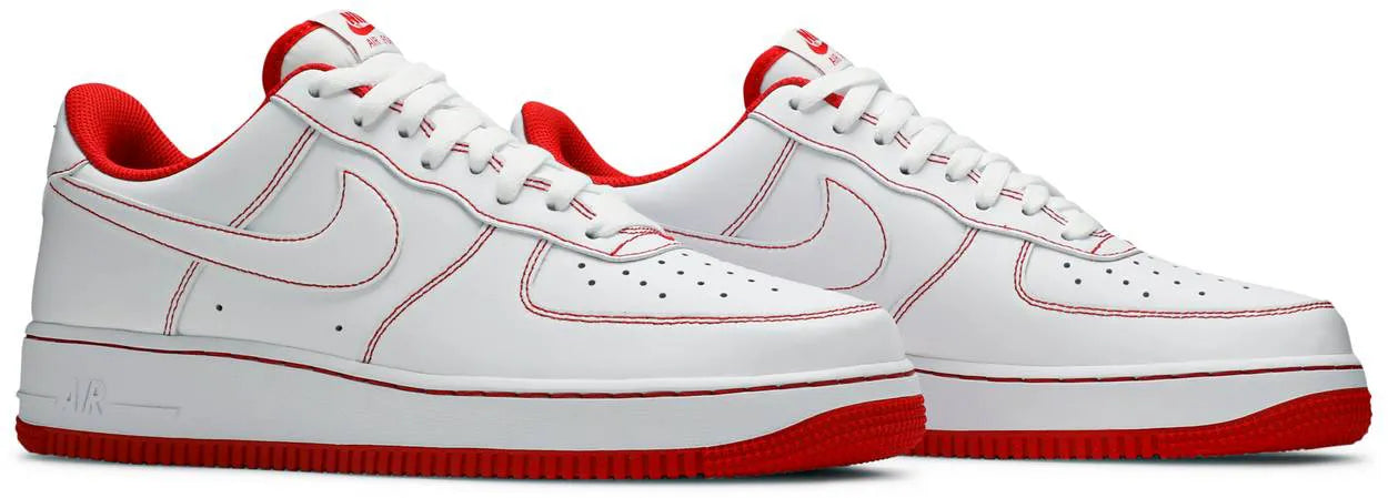 Air Force 1 '07 Contrast Stitch - White University Red - Imagem 5