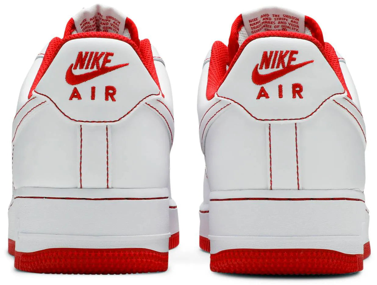 Air Force 1 '07 Contrast Stitch - White University Red - Imagem 6