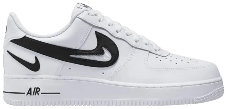 Air Force 1 '07 Cut Out Swoosh - White Black - DR0143-101 - Imagem 1