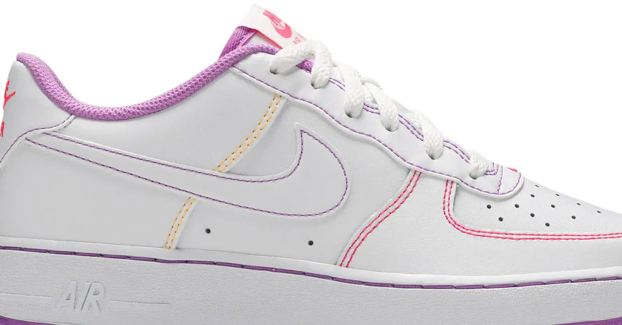 Air Force 1 '07 Low GS Contrast Stitch - Fuchsia Glow - CW1575-110 - Imagem 2