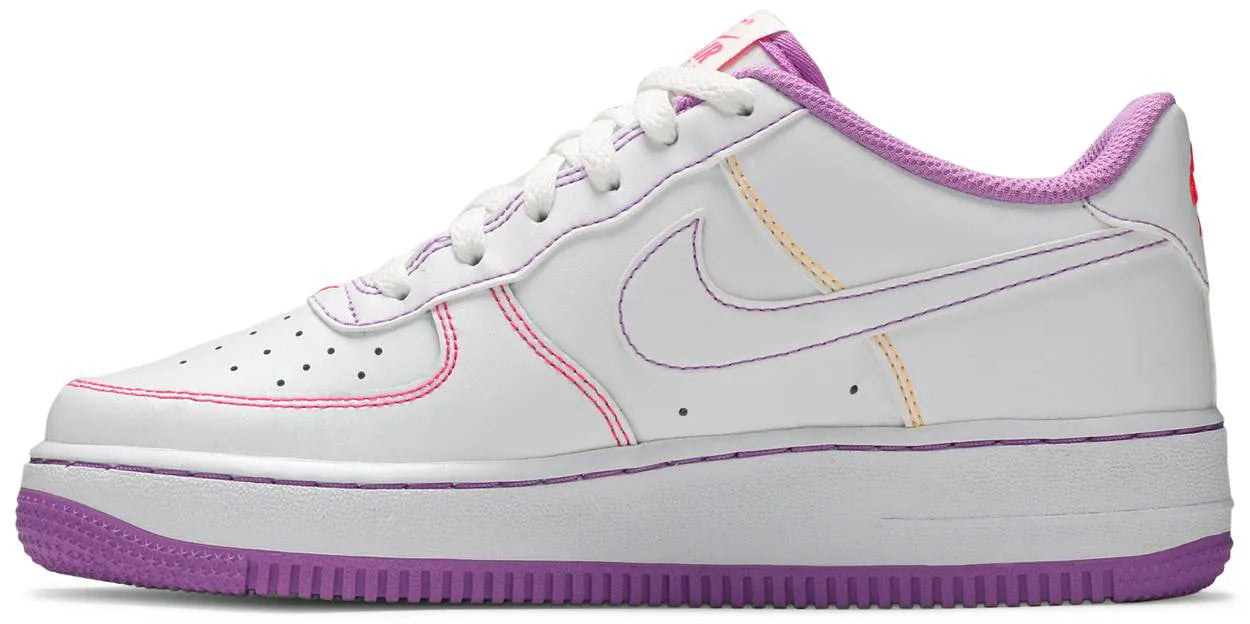 Air Force 1 '07 Low GS Contrast Stitch - Fuchsia Glow - CW1575-110 - Imagem 3