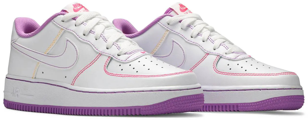 Air Force 1 '07 Low GS Contrast Stitch - Fuchsia Glow - CW1575-110 - Imagem 5