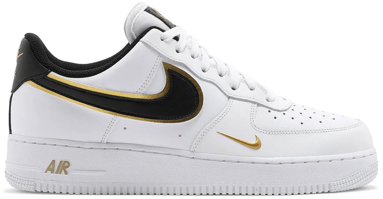 Air Force 1 '07 LV8 Metallic Swoosh Pack - White Metallic Gold - DA8481-100 - Imagem 1