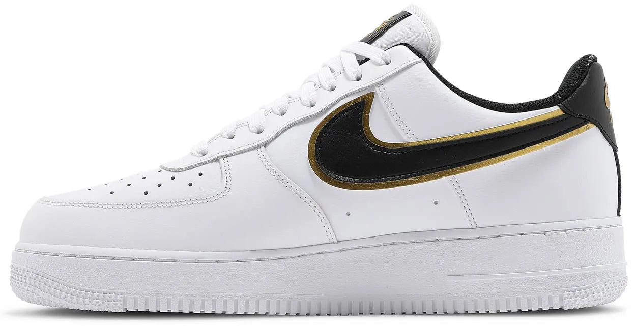 Air Force 1 '07 LV8 Metallic Swoosh Pack - White Metallic Gold - DA8481-100 - Imagem 3