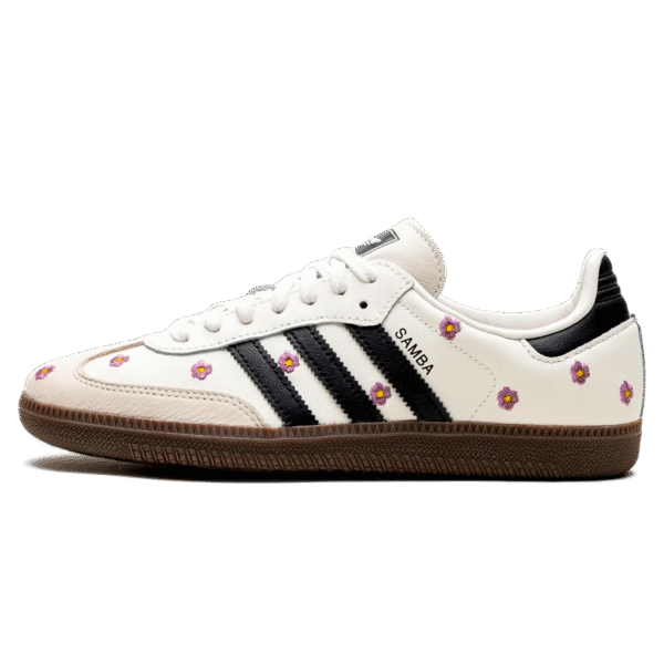Tênis Adidas Samba OG Feminino "Purple Floral" Branco - Imagem 1