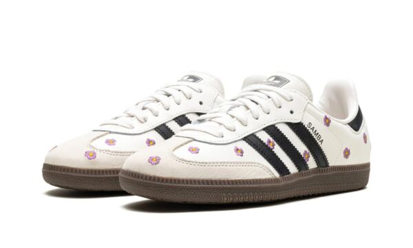 Tênis Adidas Samba OG Feminino "Purple Floral" Branco - Imagem 2