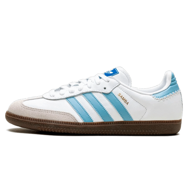 Tênis Adidas Samba OG Feminino "White Sky Blue" - Imagem 1