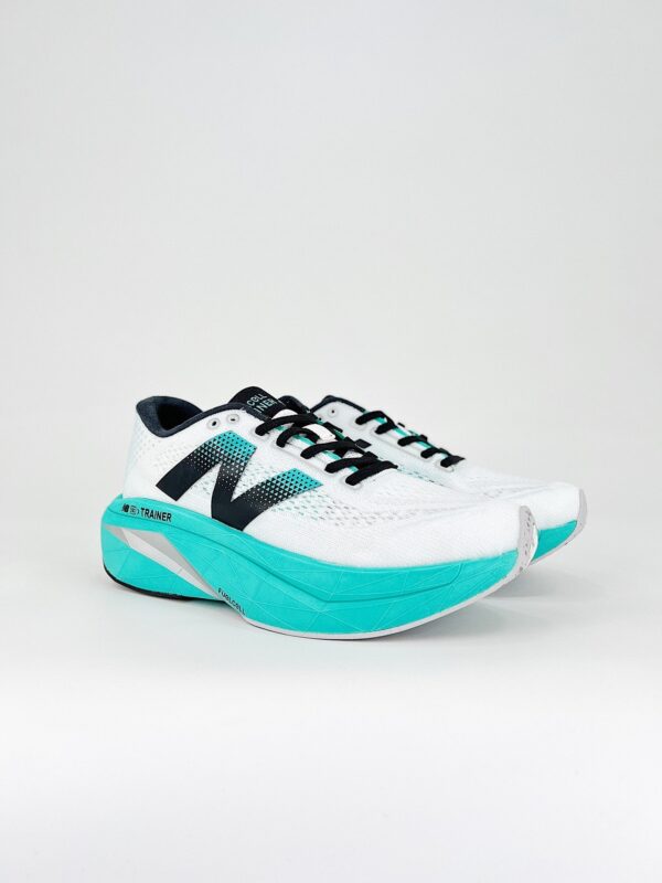 Tênis New Balance Fuelcell Supercomp Trainer V3 - Turquesa/Branco - Imagem 2