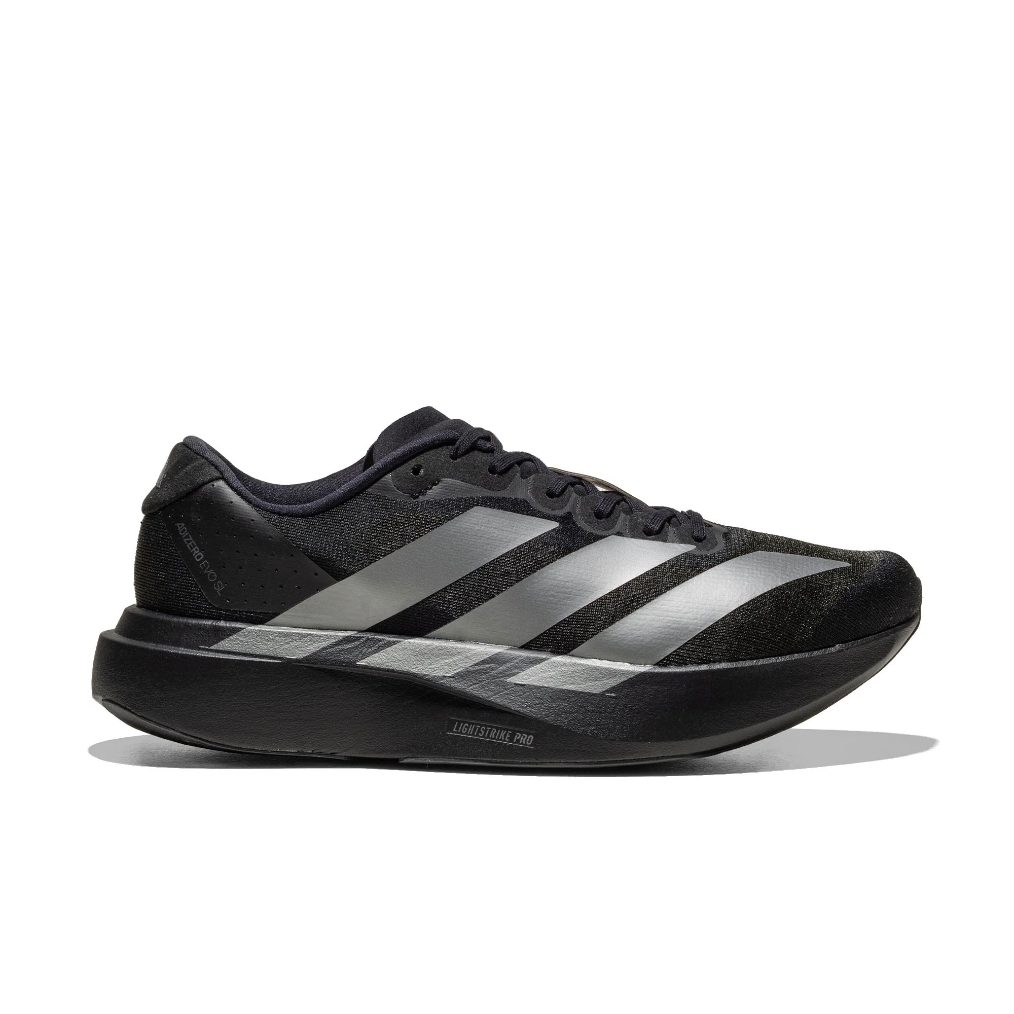 tenis-adidas-adizero-evo-sl-black-iron-metallic-jr4888-1 Tênis Adidas Adizero Evo SL 'Black Iron Metallic' - JR4888 - Imagem 1