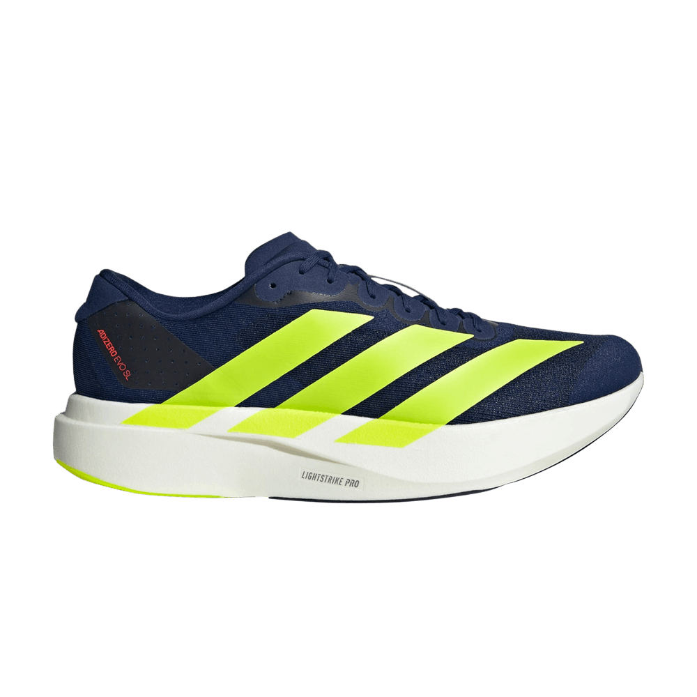tenis-adidas-adizero-evo-sl-dark-blue-solar-slime-jr3415-1 Tênis Adidas Adizero Evo SL 'Dark Blue Solar Slime' - JR3415 - Imagem 1