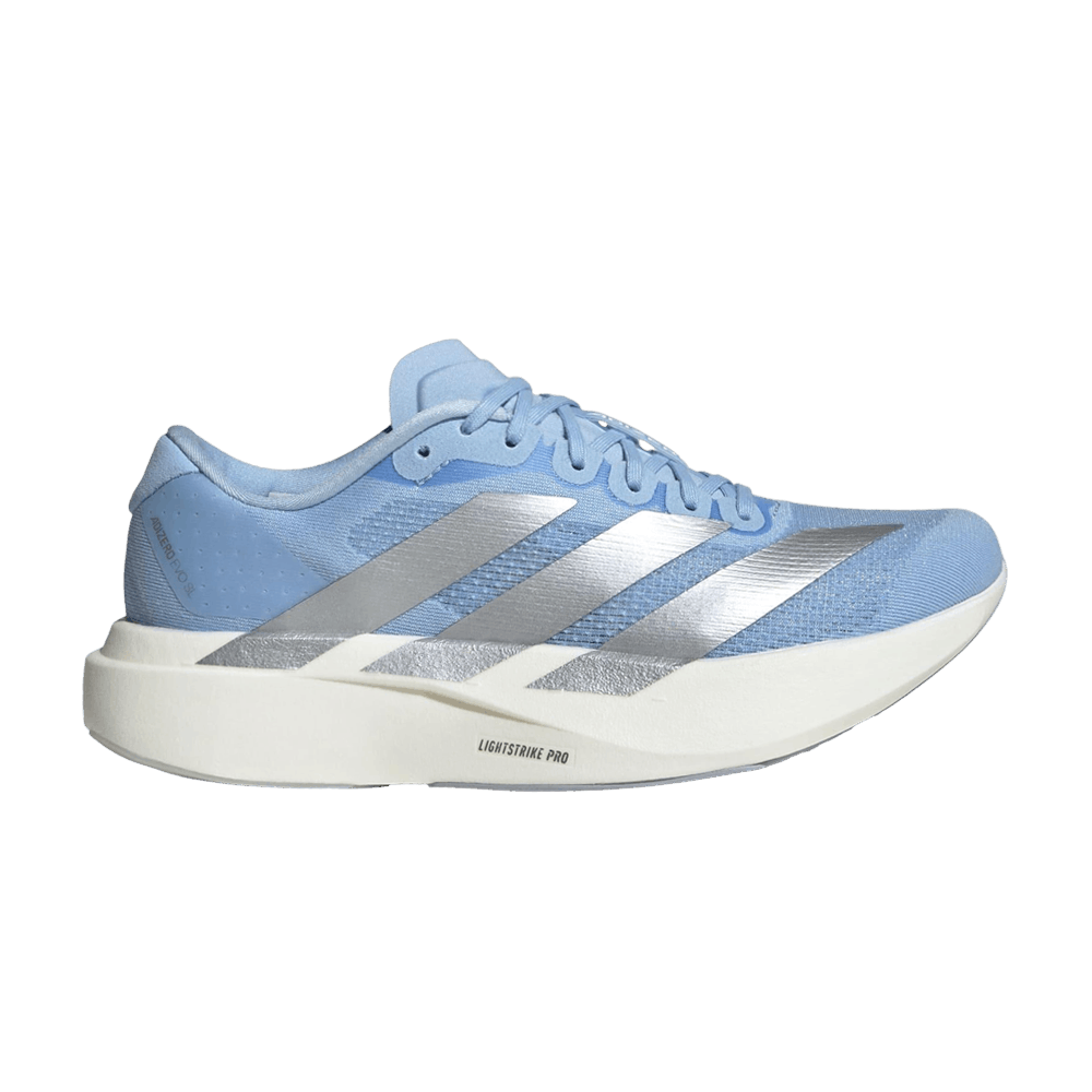 tenis-adidas-adizero-evo-sl-glow-blue-silver-metallic-js4453-1 Tênis Adidas Adizero Evo SL 'Glow Blue Silver Metallic' - JS4453 - Imagem 1