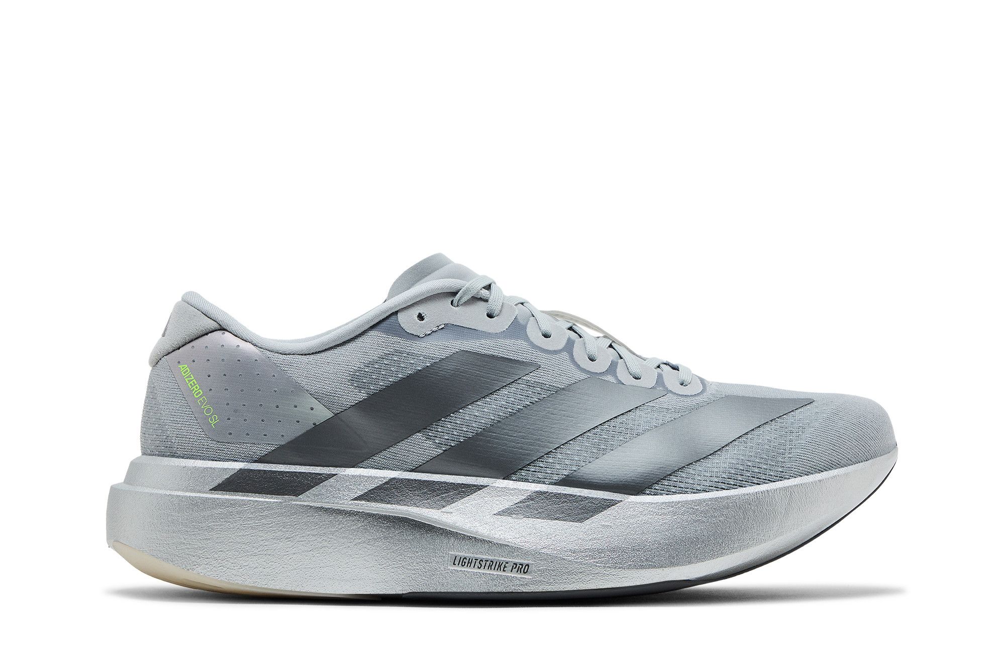tenis-adidas-adizero-evo-sl-silver-metallic-jr3419-1 Tênis Adidas Adizero Evo SL 'Silver Metallic' - JR3419 - Imagem 1