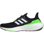 Tênis Adidas UltraBoost 22 'Black Solar Green' - GX6640 - Imagem 2